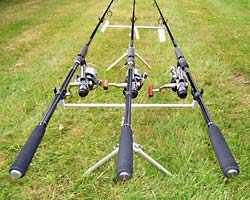 Carp rods set up