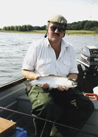 Boat fishing for Trout